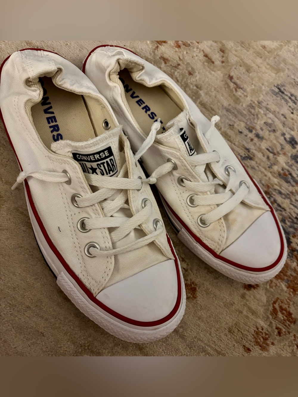 Converse All Star White Slip On Sneakers